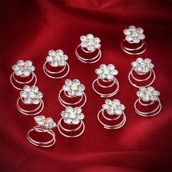 Crystal Hair clips   - Picture 2 of 4